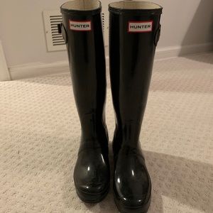 Black Size 6 Hunter Boots